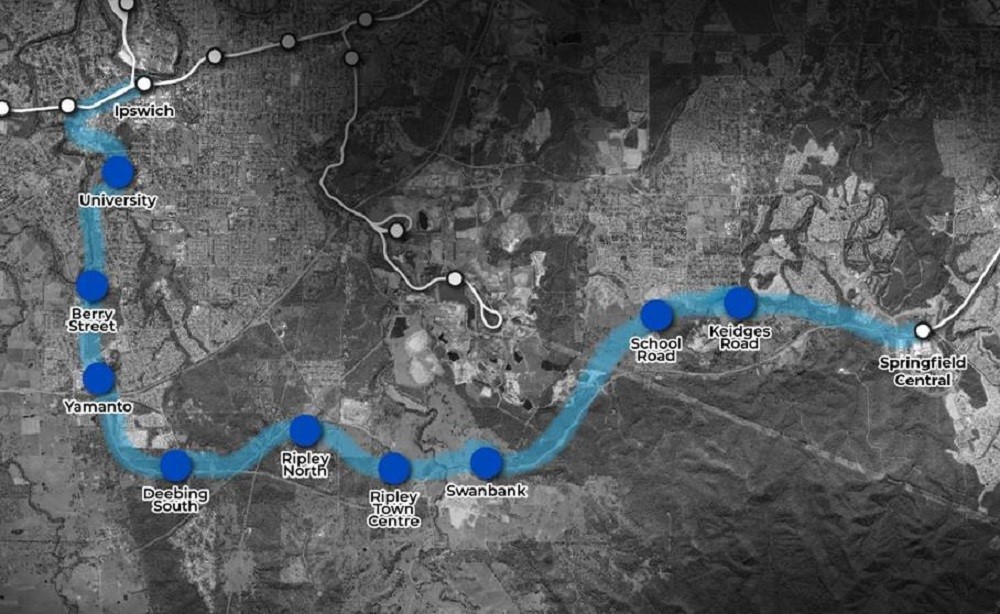 Proposed Ipswich Springfield public transport corridor